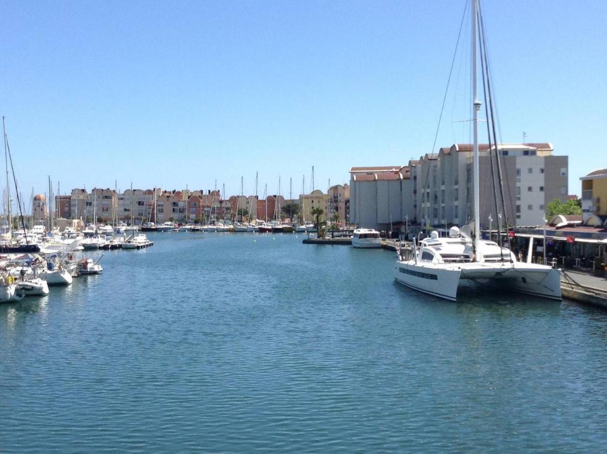 Studio Sur Le Port, Climatisation, Wifi, Piscine, Lave-Linge 그륏상 외부 사진